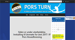 Desktop Screenshot of porsturn.no